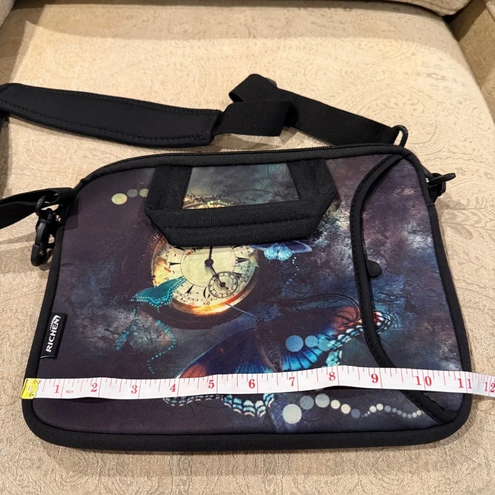 Elegant Butterfly Design Laptop and Tablet Bag Set